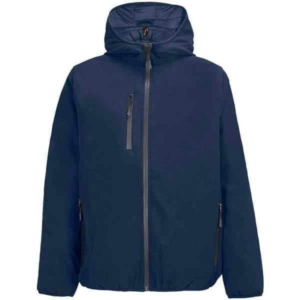 SOLS Mens Falcon Padded Soft Shell Jacket - Abyss Blue - 