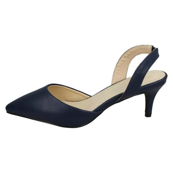 Spot On Ladies Spot On Pointed Kitten Heel
