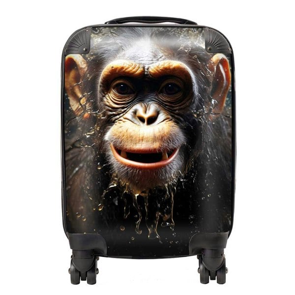 Warren Reed Realistic Monkey Face Splashart Suitcase