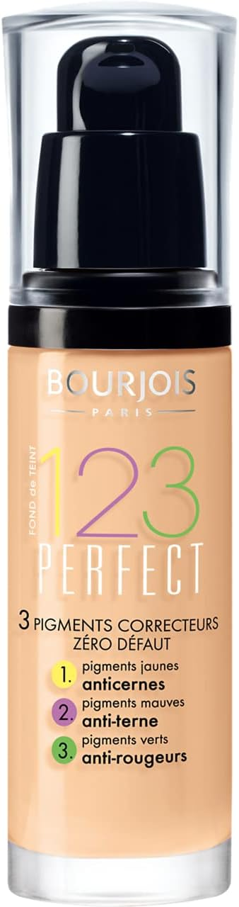 Bourjois Paris Bourjois 123 Perfect Foundation, Various Shades, 30ml