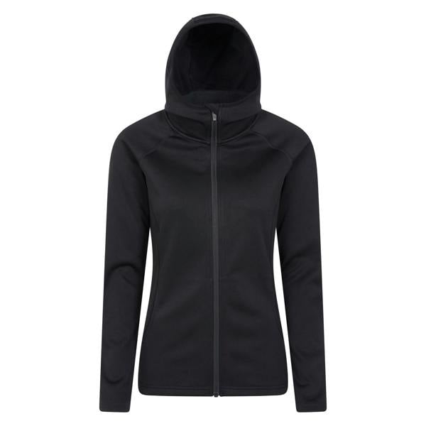 Mountain Warehouse Womens/Ladies Dynamic Chakra IsoCool Full Zip Hoodie - Black