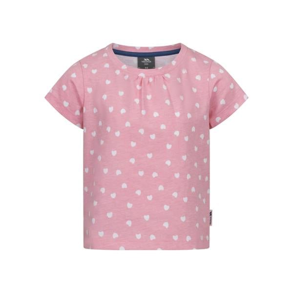 Trespass Girls Hira Hearts T-Shirt - Baby Pink