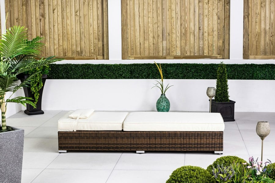 Giardino Rattan Sun Lounger