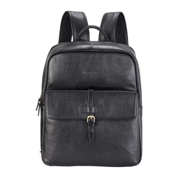 Infinity Leather Genuine Leather Vintage Laptop Backpack Travel Bag - Cove