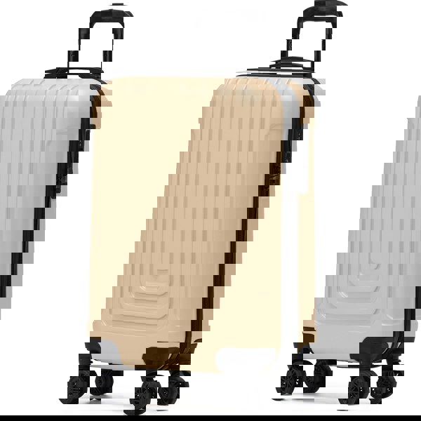 Flight Knight 55x35x20cm Cabin Carry Bag Hard Shell Suitcase 100+ Airline Approved