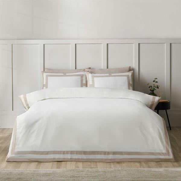 So Soft Mono Panel Natural Duvet Cover Set