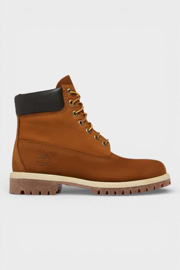 Timberland Premium Lace Up Dark Wheat Nubuck