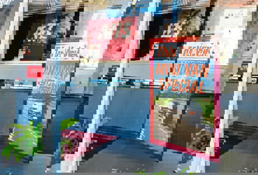 Durable DURAFRAME Self Adhesive Magnetic Signage Frame | 2 Pack | A4 Red