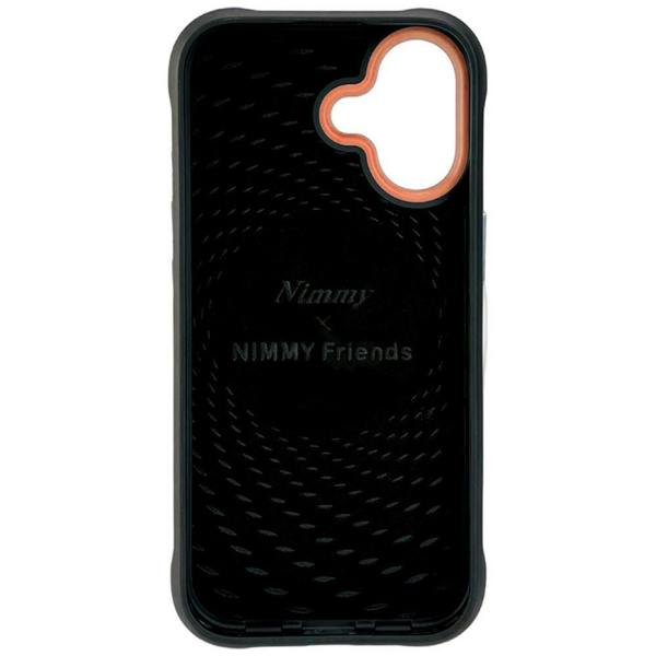 Nimmy Friends Nimmy Cool & Cute 2.0 Gorilla Case with MagSafe for iPhone 17 6.3" Black Orange - N-KMLL-IP17-016