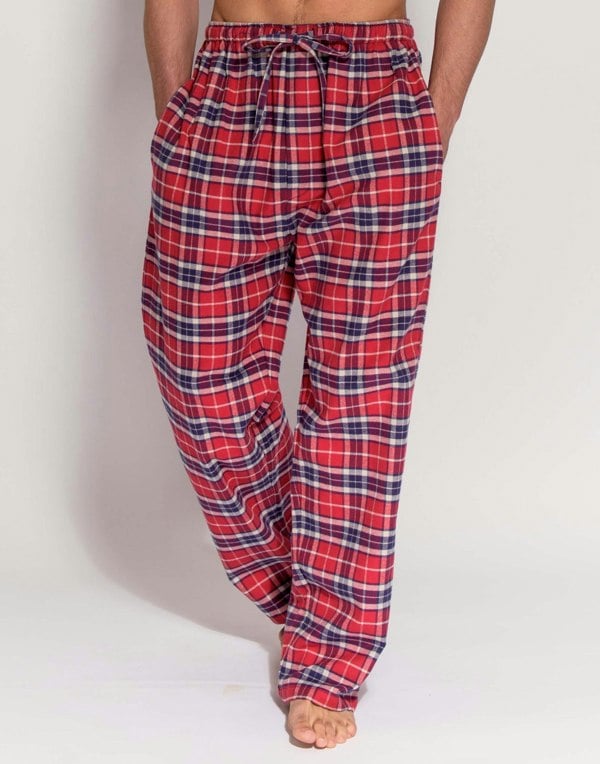 Men's Brushed Cotton Pyjama Trousers – Glencoe Tartan - British Boxers