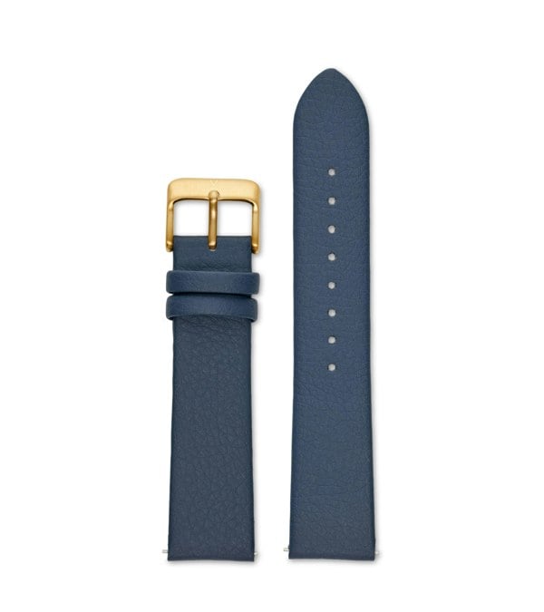 Votch NAVY WITH BRUSHED GOLD BUCKLE | 20MM