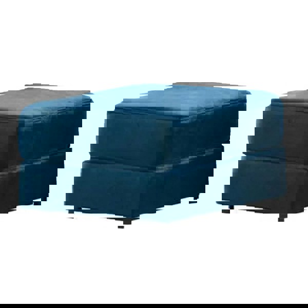 Furnishings For Less Fernando Plush Velvet Footstool