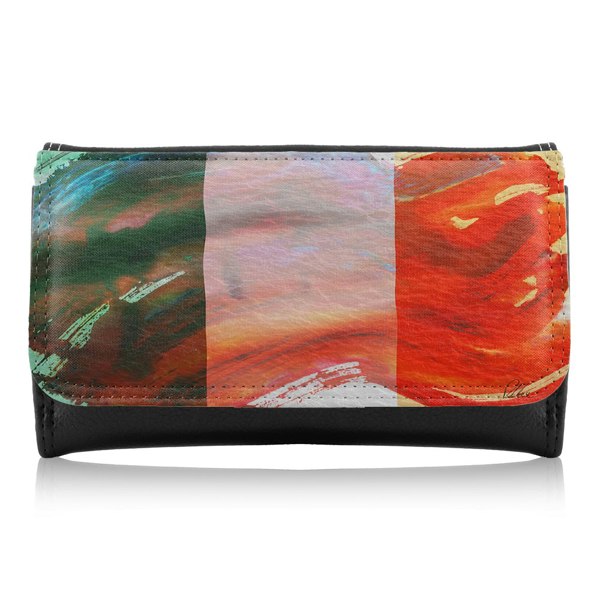 Benjamin Tate Design Irish Flag Maxi Purse