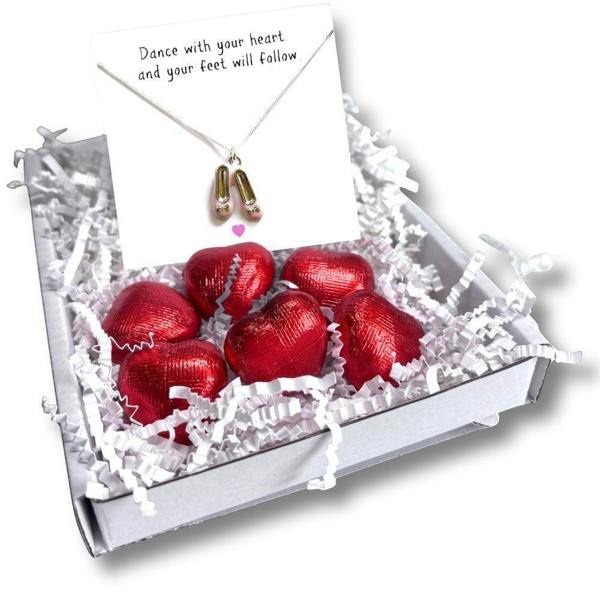 Aye Do Gifts Ballet Shoes Charm Necklace Mini Gift Hamper