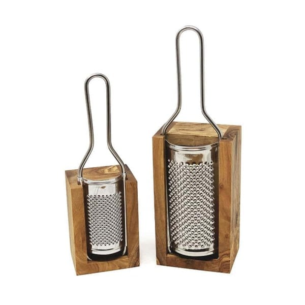 Olive Wood - Grater(S) With Box