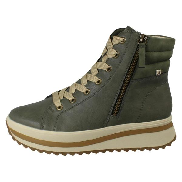 Rieker Ladies Rieker Dual Zip Casual Boots W3870
