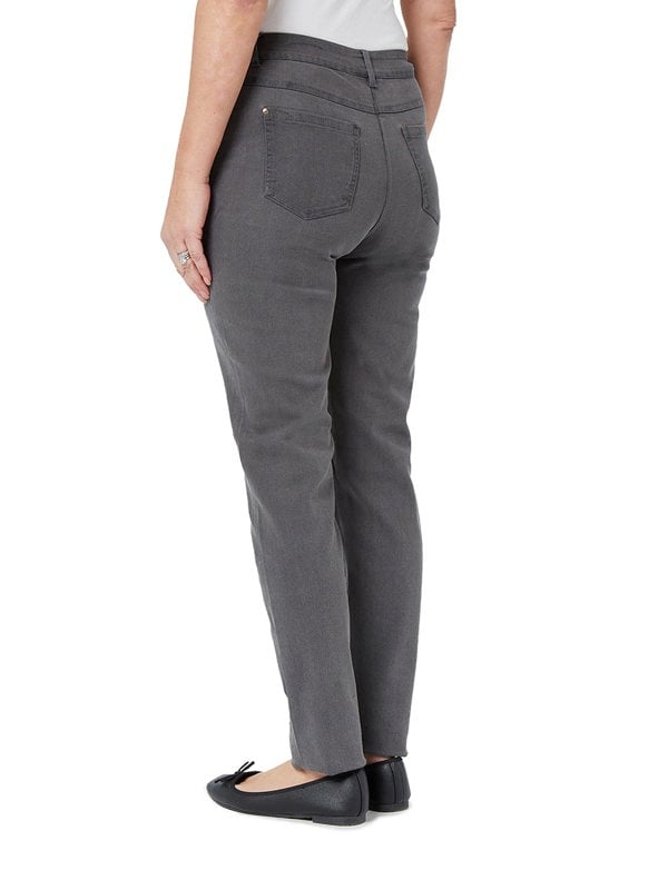 PennyPlain 5 Pocket Jeans - Pewter Short