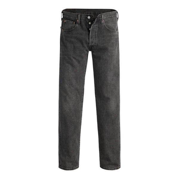 Levis Mens 501 93 Straight Jeans - Black