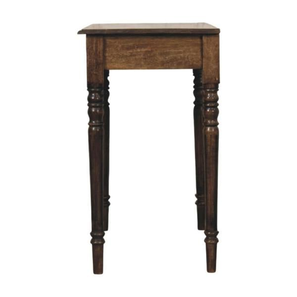 Artisan Furniture Solid Wood Heritage Turned-Leg Desk, Brown