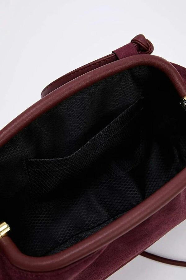 WOVCOR Suede Magnetic Clasp Women's Shoulder Bag