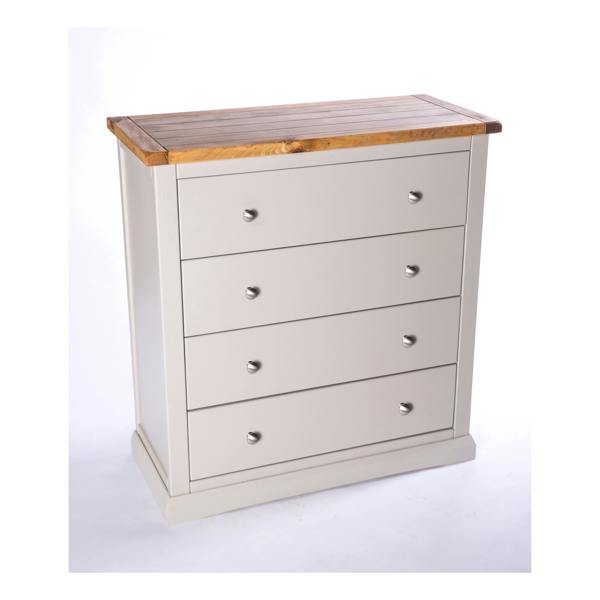 Cabinet Bits Loreo 4 Drawer Chest of Drawers Chrome Knob