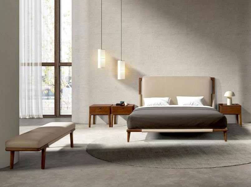 Angel Cerdá Mink leatherette  bench 5179