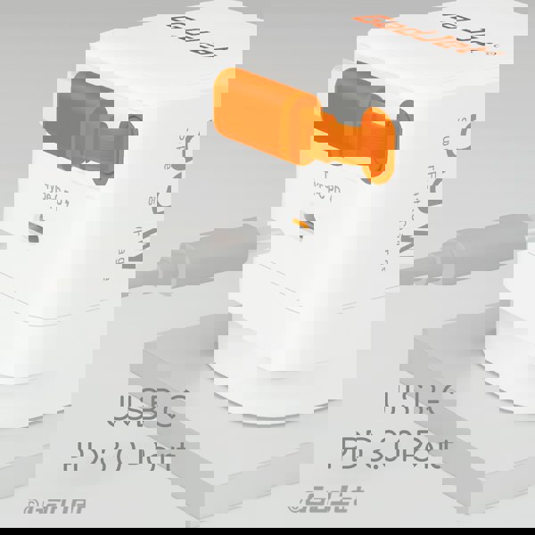 GadJet Retractable GaN Rapid Power Adapter