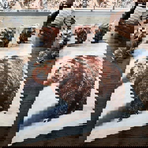 Smart Living 3D Duvet Cover and Pillowcase Set - Bear