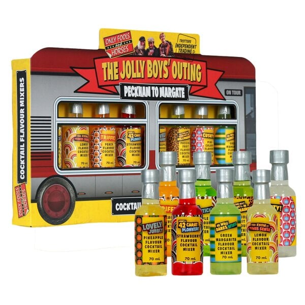 Only Fools And Horses 8 Cocktail Syrups In Shaped Box