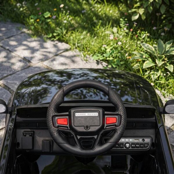 Range Rover Velar Licensed 12V Electric Car for Kids with Remote, 4-Wheel Suspension, Slow Start for 2-4 Years, Black