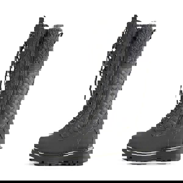 VIVA Womens Leather Thermal Waterproof Outdoor Snow Winter Calf Boots