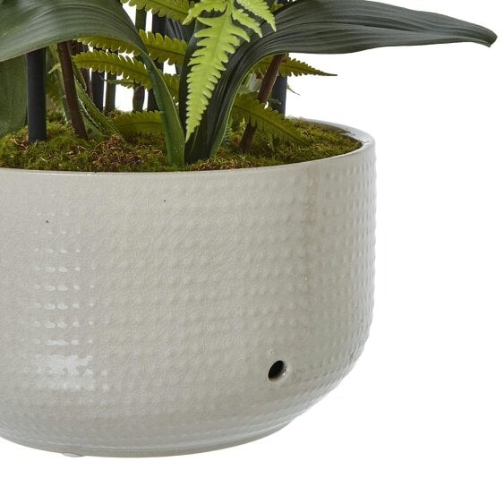 Wyld Haus Artificial Plant Large White Orchid In Ceramic Pot