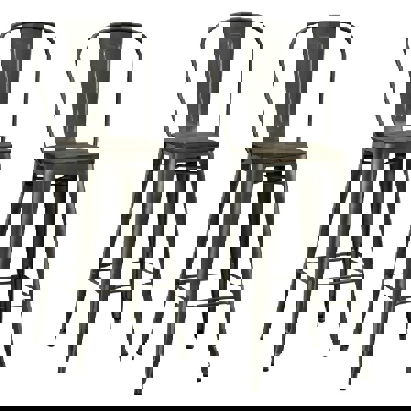 Dorel Home Luxor Barstool in Metal Copper - 2 pieces