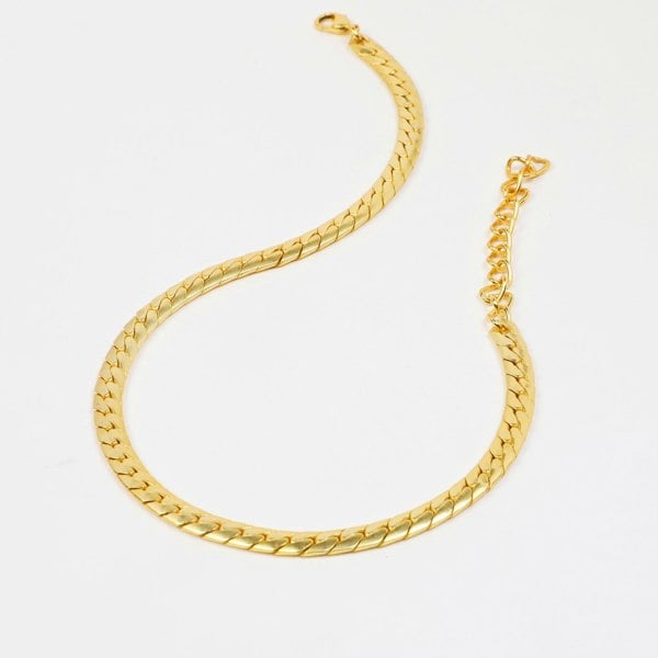 Snake Chain  Gold  14 "(36 cm) - Lila Rasa