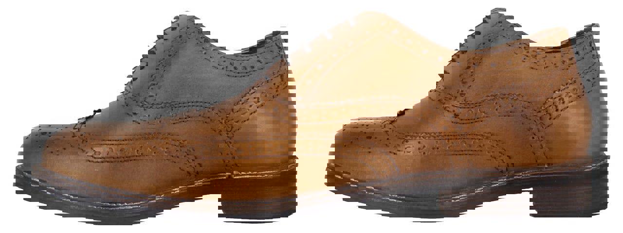 Thomas Crick Cardew Mens Casual Smart Lace Up Brogue Leather Shoes