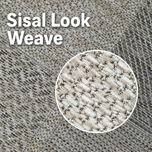 Non-Slip Beige Brown Rug Flat Weave Checkered Kitchen Dining Room Living Room Area Mat