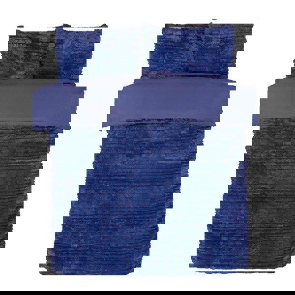 Rapport Rabbit Fur Midnight blue Duvet Cover Set