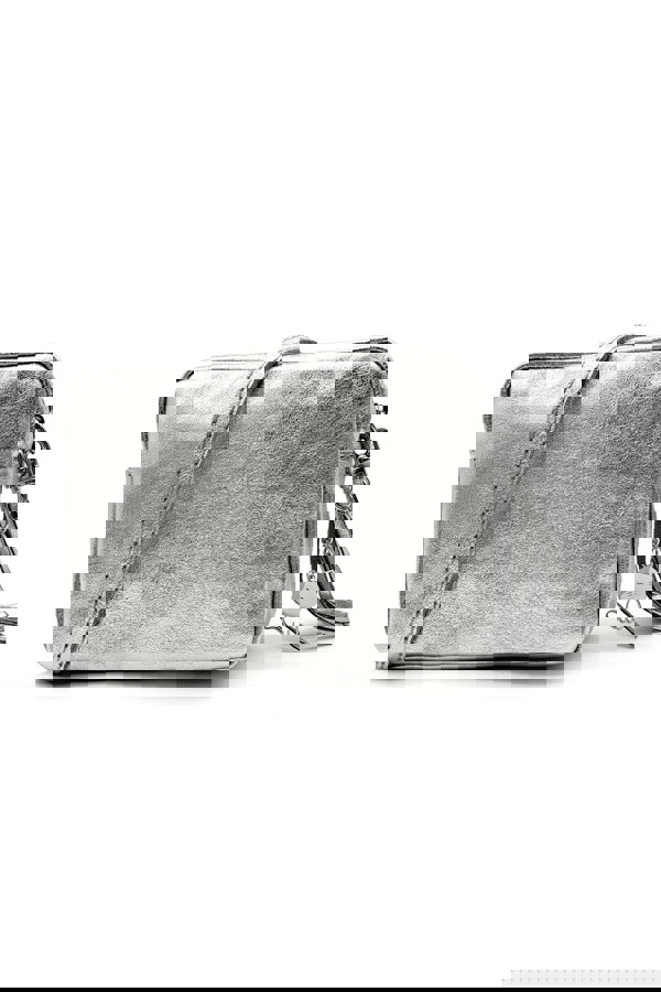 Kitise Mini Tassel Italian Genuine Leather Purse Crossbody Bag With Tassel