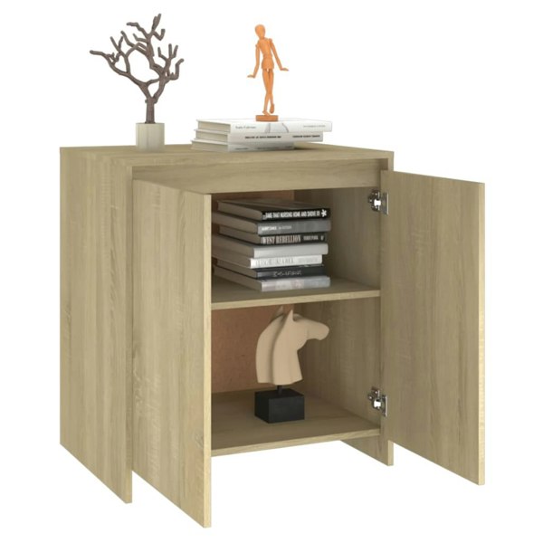 Berkfield Sideboard Sonoma Oak 70x41x75 cm Engineered Wood