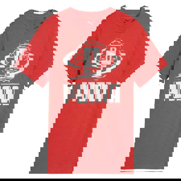 Puma Childrens/Kids II Graphic Print T-Shirt - Red