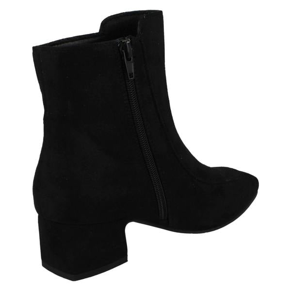 Spot On Ladies Spot On Mid Heel Ankle Boots F51095