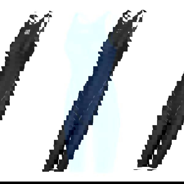 Arena Powerskin ST NEXT navy swimsuit with blue fabric and black trim