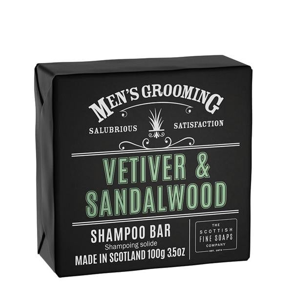 Scottish Fine Soaps Vetiver & Sandalwood Shampoo Bar 100 g