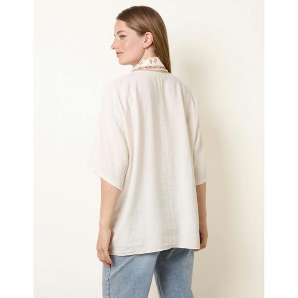 Blue Vanilla Scarf Viscose Top