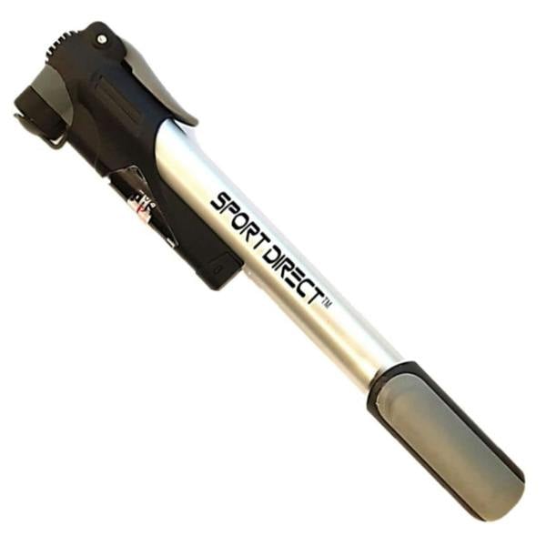 Sport Direct 120 PSI Alloy Mini Bike Pump and Gauge Schrader/Presta Valve