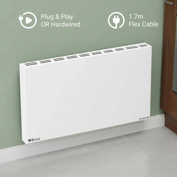 Mirrorstone Heating Mirrorstone 1400W Air Infrared + Convection Heating Panel With Remote