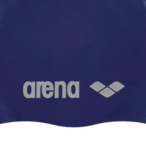 Arena Unisex Adult Classic Silicone Swim Cap - Denim/Silver