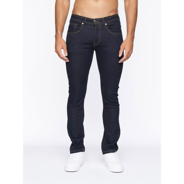 Crosshatch Mens Buraca Slim Jeans - Indigo Wash