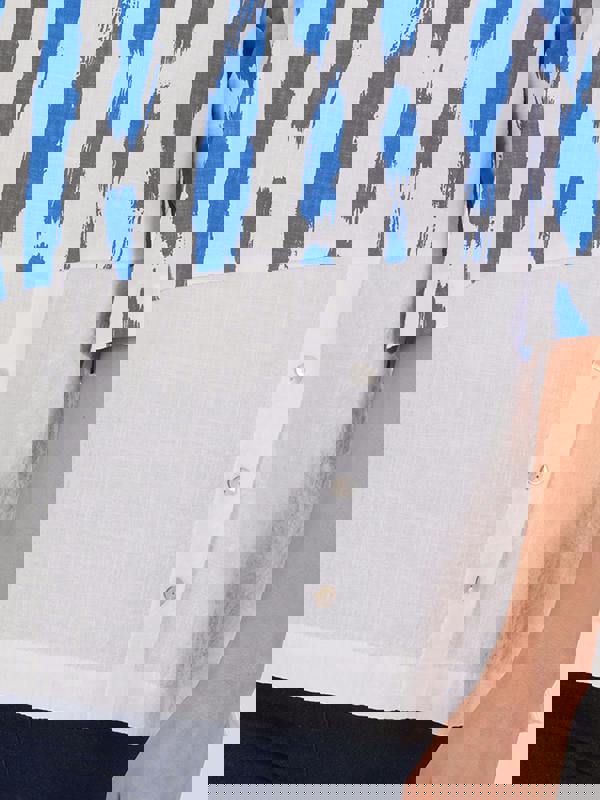 VIZ-A-VIZ Brushstroke Printed Top