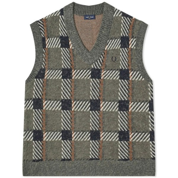 Fred Perry K6530 638 Field Green Tank  Mens M